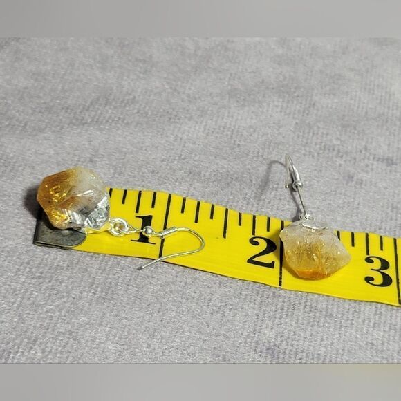 Brazilian Citrine Earrings - Picture 3 of 9